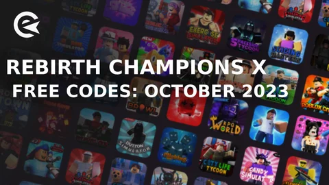 Rebirth Champions X codes october 2023